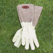 Brown Leather Gardening Gloves - JOLIGIFT.UK