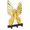 Wooden Coat Hanger - Butterfly Gold