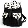 Traveller Backpacks - 2 Pocket Black Swallows - JOLIGIFT.UK