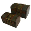 Sets of 2 Colonial Boxes - Metal Embossed - JOLIGIFT.UK