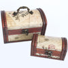 Sets of 2 Colonial Boxes - Rose Design - JOLIGIFT.UK