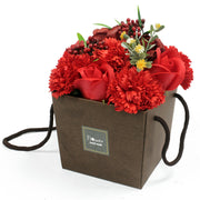 Soap Flower Bouquet - Red Rose & Carnation - JOLIGIFT.UK