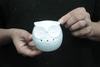 Classic White Oil Burner - Short Owl - JOLIGIFT.UK