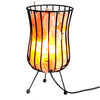 Tall Salt Rock Brazier, Pink Salt Chunks, Cable & Bulb - JOLIGIFT.UK