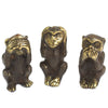 Set of 3 - See No Evil etc - Monkeys - JOLIGIFT.UK