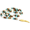 Angel Wing / Multi Beads Gemstone Necklace - JOLIGIFT.UK