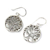 Tree of Life Silver Earrings 15mm - Mother of Pearl - JOLIGIFT.UK