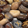 Runes Stone Set in Pouch - Fancy Jasper - JOLIGIFT.UK