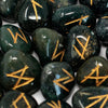 Runes Stone Set in Pouch - Bloodstone - JOLIGIFT.UK