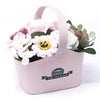 Bouquet Petite Basket - Peaceful Pink - JOLIGIFT.UK