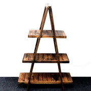 Folding "A" Frame Display - Brown - JOLIGIFT.UK