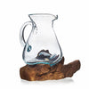 Molten Glass on Wood- Water Jug - JOLIGIFT.UK