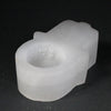 Selenite Hamsa Candle Holder  - JOLIGIFT.UK