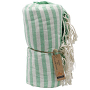 Cotton Pario Towel - 100x180 cm - Picnic Green - JOLIGIFT.UK