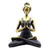 Yoga Lady Figure - Bronze & Black 24cm - JOLIGIFT.UK