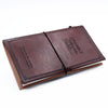 Handmade Leather Journal - Our Family Adventure Book - Brown (80 pages) - JOLIGIFT.UK