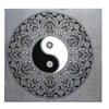 B&W Double Cotton Bedspread + Wall Hanging - Ying yang - JOLIGIFT.UK