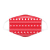 Red Christmas Jumper Pattern Face Covering - Large - JOLIGIFT.UK