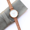 Handwriting Engraving Anaii Watch - Hazel Wood - JOLIGIFT.UK