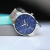 Men's Architect Apollo Blue - Modern Font Engraving - JOLIGIFT.UK