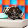 Men's Architect Apollo Black - Modern Font Engraving - JOLIGIFT.UK