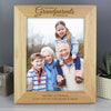 Personalised 'The Best Grandparents' 10x8 Wooden Photo Frame - JOLIGIFT.UK