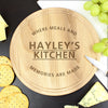 Personalised 'Meals and Memories' Round Chopping Board - JOLIGIFT.UK