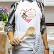 Personalised Boofle Flowers Apron - JOLIGIFT.UK