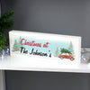 Personalised 'Driving Home For Christmas' Wooden Block Sign - JOLIGIFT.UK