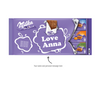 Giant personalised Milka chocolate bar