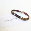 Men's Leather Tan Bracelet - JOLIGIFT.UK