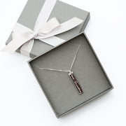Sterling Silver Bar Necklace - Actual Handwriting - JOLIGIFT.UK