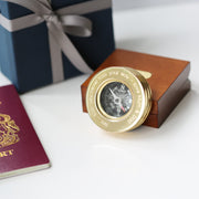 Own Handwriting Compass Personalised with Timber Box - JOLIGIFT.UK