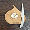 Luxury Handmade Oak Garlic Chopping Board - JOLIGIFT.UK