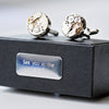 Engraved Gear Movement Cufflinks - JOLIGIFT.UK