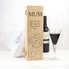 Mother's Day Wine Box With Swirls - JOLIGIFT.UK