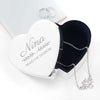 Personalised Bridal Party Heart Jewellery Box - JOLIGIFT.UK
