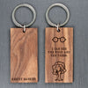 Personalised Can See the Wood for the Trees Keyring - JOLIGIFT.UK