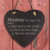 Personalised Definition of Mummy Heart Hanging Slate Keepsake - JOLIGIFT.UK