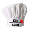 Personalised I Kiss Better Than I Cook Chef Hat - JOLIGIFT.UK