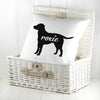 Personalised Labrador Silhouette Cushion Cover - JOLIGIFT.UK