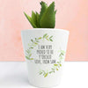 Personalised Love Mum Mini Plant Pot - JOLIGIFT.UK