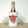 Personalised Mother of the Bride Miniature Champagne Bucket - JOLIGIFT.UK