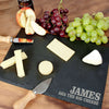 Personalised Rustic Slate Cheese Board - JOLIGIFT.UK