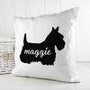 Personalised Scottish Terrier Silhouette Cushion Cover - JOLIGIFT.UK