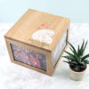 Personalised The Best Mama Bear Large Oak Photocube Box - JOLIGIFT.UK