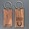 Personalised Touch Wood Keyring - JOLIGIFT.UK