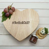 Romantic Hashtag Heart Cheese Board - JOLIGIFT.UK