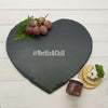 Romantic Hashtag Heart Slate Cheese Board - JOLIGIFT.UK