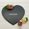 Romantic Hashtag Heart Slate Cheese Board - JOLIGIFT.UK